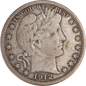 1912 Barber Half Dollar F#2 Main Image