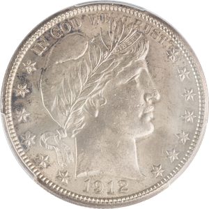 1912 Barber Silver Half Dollar Main Image