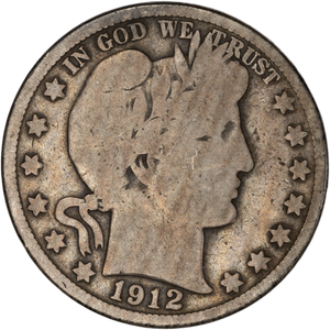 1912-S Barber Half Dollar G Main Image