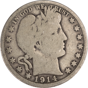 1914 Barber Half Dollar CIRC Main Image