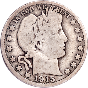 1915-S Barber Half Dollar VG | Littleton Coin Company