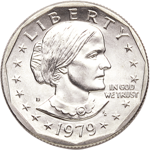 1979-D Susan B. Anthony Dollar MS60 Main Image