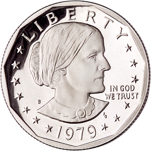 1979-S Susan B. Anthony Dollar, Clear S Main Image