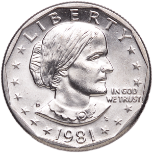 1981-D Susan B. Anthony Dollar Main Image