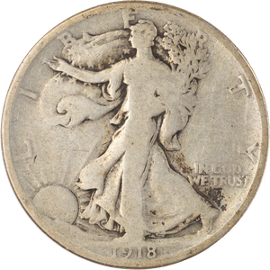 1918-D Liberty Walking Silver Half Dollar | Littleton Coin Company