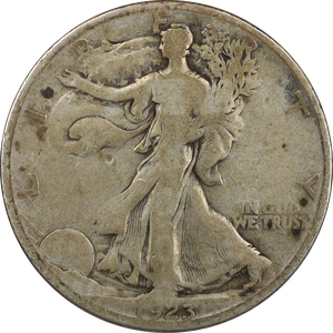 1923-S Liberty Walking Silver Half Dollar Main Image