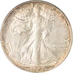 1928-S Liberty Walking Silver Half Dollar Main Image