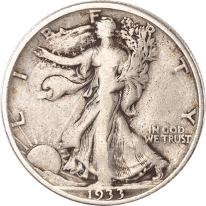 1933-S Liberty Walking Half Dollar CIRC Main Image