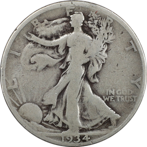 1934 Liberty Walking Half Dollar G Main Image