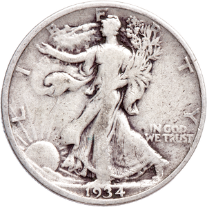 1934 Liberty Walking Silver Half Dollar | Littleton Coin Company
