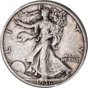 1936 Liberty Walking Half Dollar F Main Image