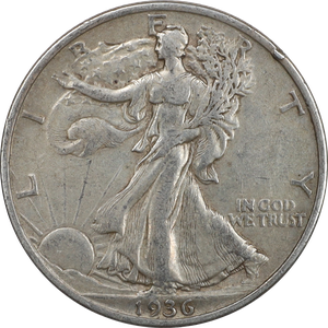 1936 Liberty Walking Half Dollar XF Main Image