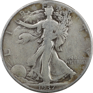 1937-D Liberty Walking Half Dollar CIRC Main Image