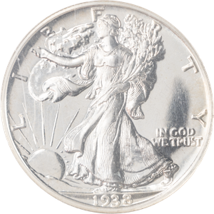 1938 Liberty Walking Silver Half Dollar Main Image
