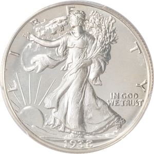 1938 Liberty Walking Silver Half Dollar Main Image