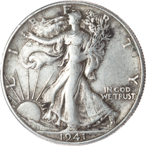 1941-S Liberty Walking Half Dollar CIRC Main Image