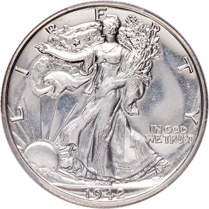 1942 Liberty Walking Half Dollar Proof Main Image
