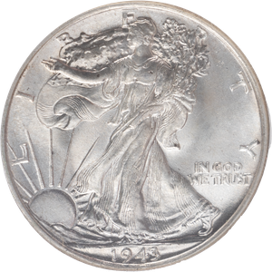1943 Liberty Walking Silver Half Dollar Main Image