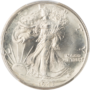 1943-D Liberty Walking Half Dollar Main Image