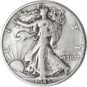 1945-D Liberty Walking Half Dollar CIRC Main Image
