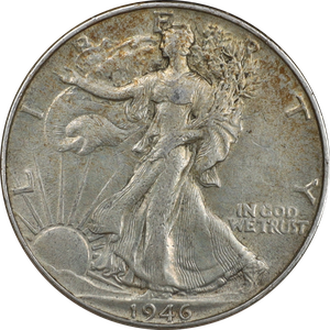 1946 Liberty Walking Half Dollar XF Main Image