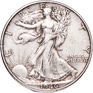 1946 Liberty Walking Half Dollar Main Image