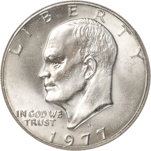 1977-D Eisenhower Dollar, Copper-Nickel Clad Main Image