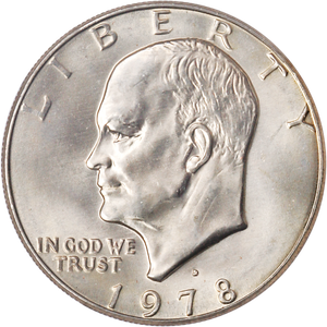 1978-D Eisenhower Dollar, Copper-Nickel Clad, Big Sky Hoard Main Image