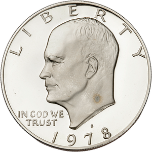 1978-S Eisenhower Dollar, Copper-Nickel Clad, Proof Main Image