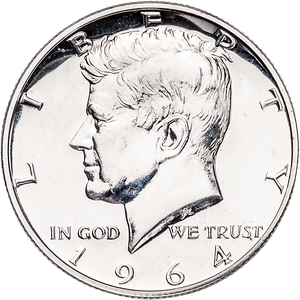 1964 Kennedy Half Dollar Main Image