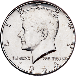 1964-D Kennedy Half Dollar Main Image