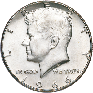 1966 Kennedy Half Dollar Main Image