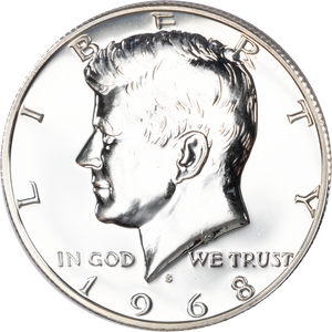 1968-S Kennedy Half Dollar Main Image