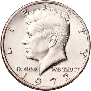 1972 Kennedy Half Dollar Main Image