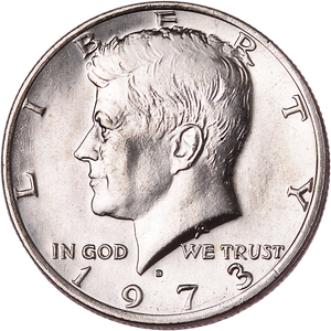 1973-D Kennedy Half Dollar MS60 Main Image