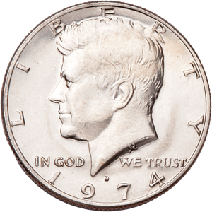 1974-D Kennedy Half Dollar Main Image