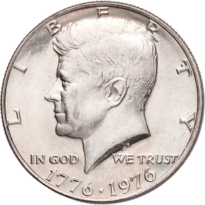 1976 Kennedy Half Dollar MS60 Main Image