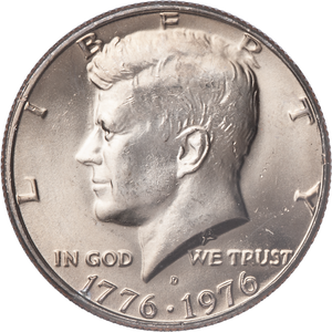 1976-D Kennedy Half Dollar Main Image