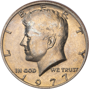 1977 Kennedy Half Dollar MS60 Main Image