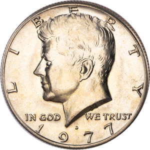 1977-D Kennedy Half Dollar MS60 Main Image