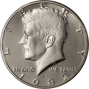 1982-S Kennedy Half Dollar Main Image