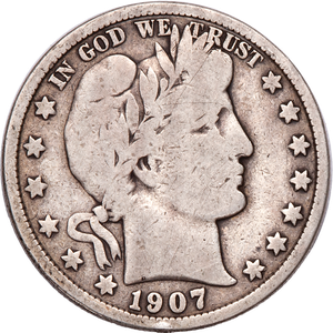 1907-D Barber Half Dollar G Main Image