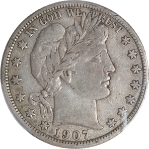 1907-D Barber Silver Half Dollar Main Image