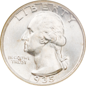 1935-D Washington Slv Quarter NGC   MS63 Main Image