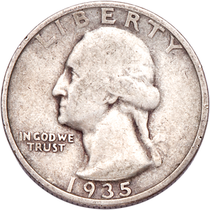 1935-S Washington Silver Quarter Main Image