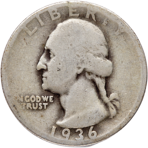 1936 D Washington Silver Quarter Littleton Coin Company