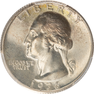 1936-D Washington Silver Quarter Main Image
