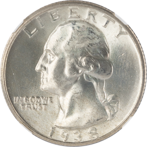 1938-S Washington Silver Quarter Main Image