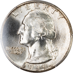 1939 Washington Silver Quarter Main Image