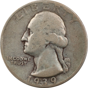1939-S Washington Silver Quarter Main Image